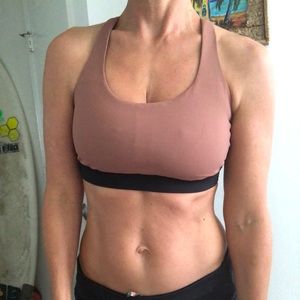 lululemon athletica Brown and Black Sports Bra